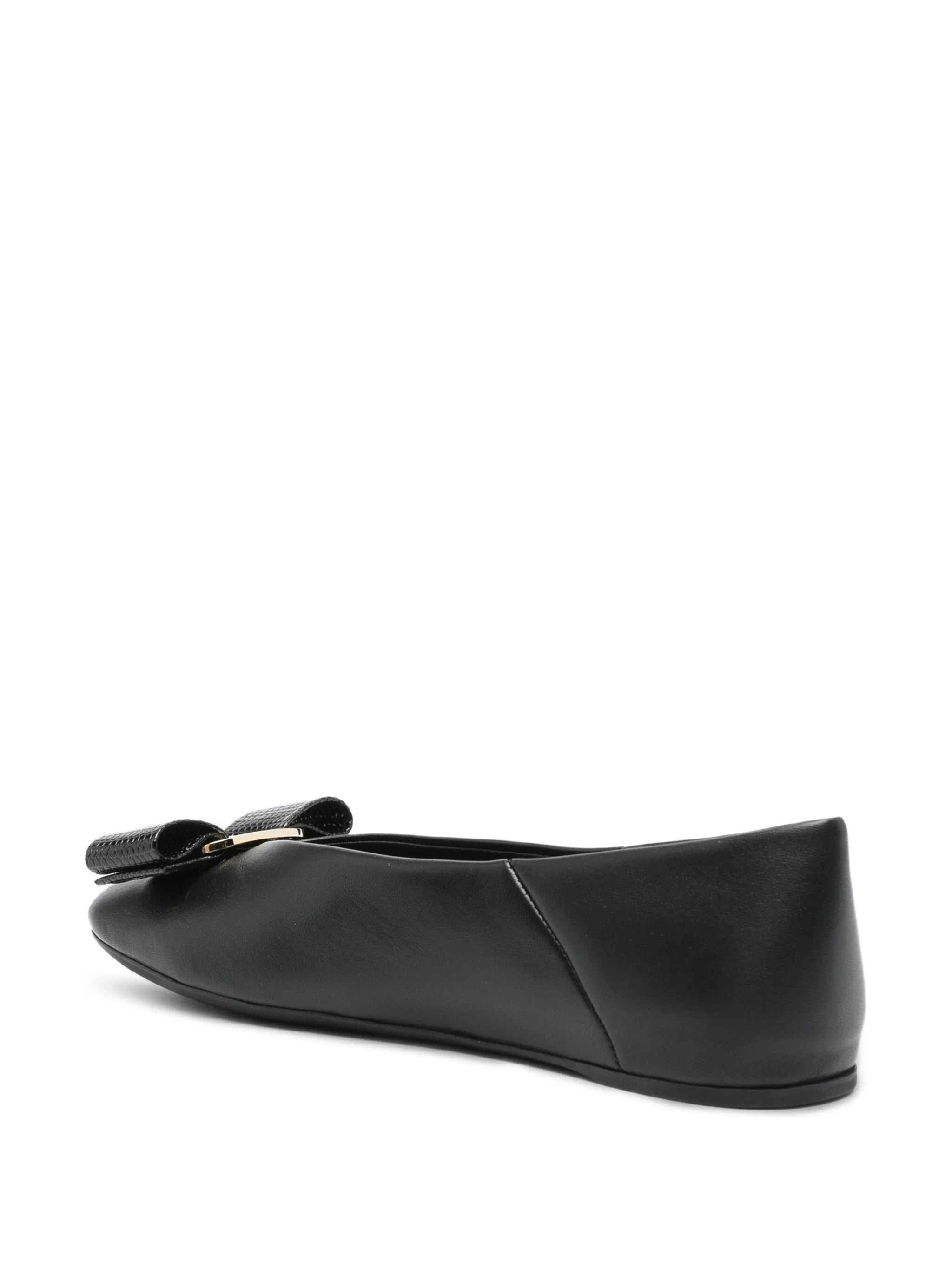 Ferragamo Leather Ballet Flats - 4