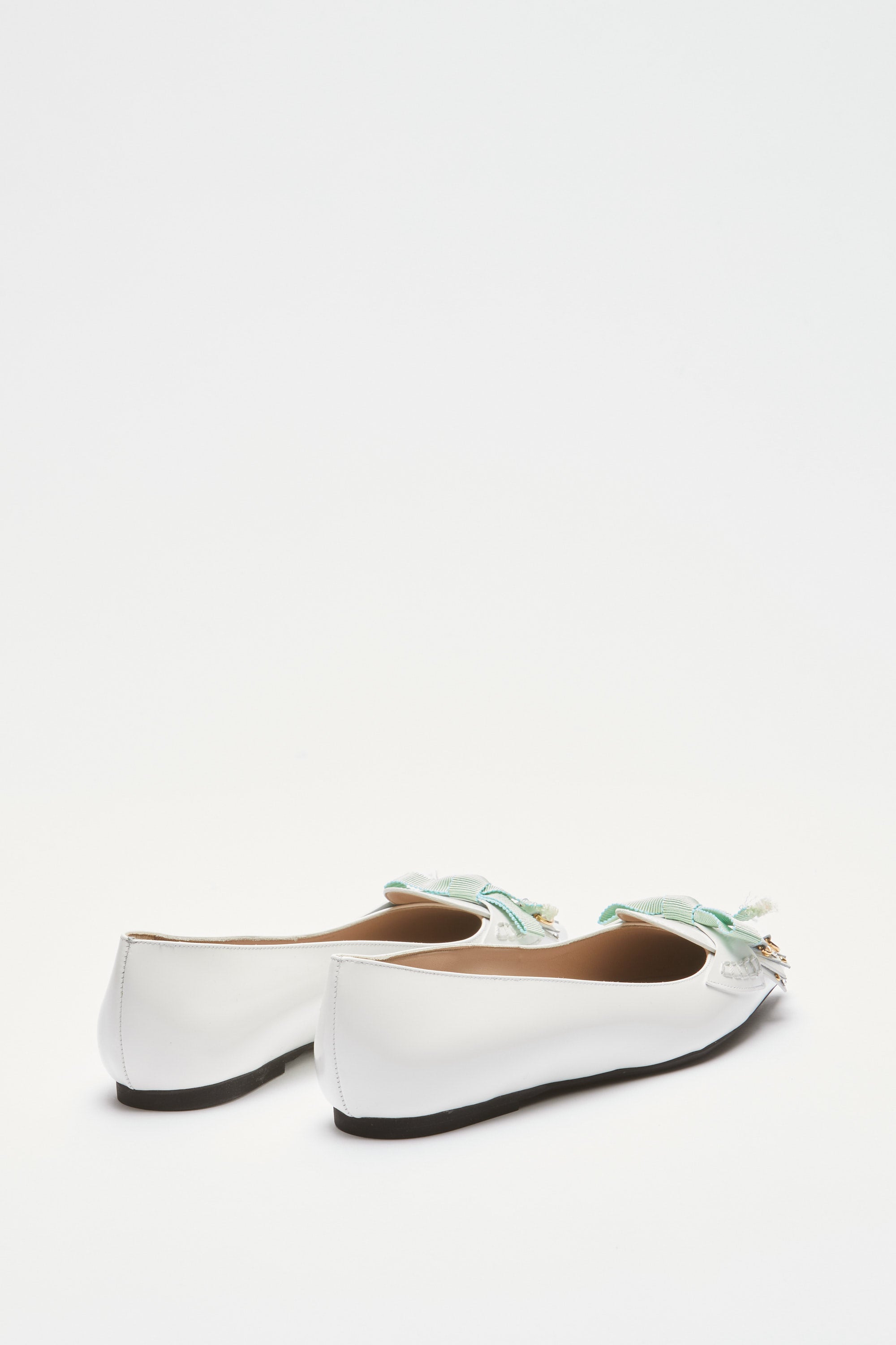 POINTED BALLERINAS WITH FRINGES AND STUDS - 2