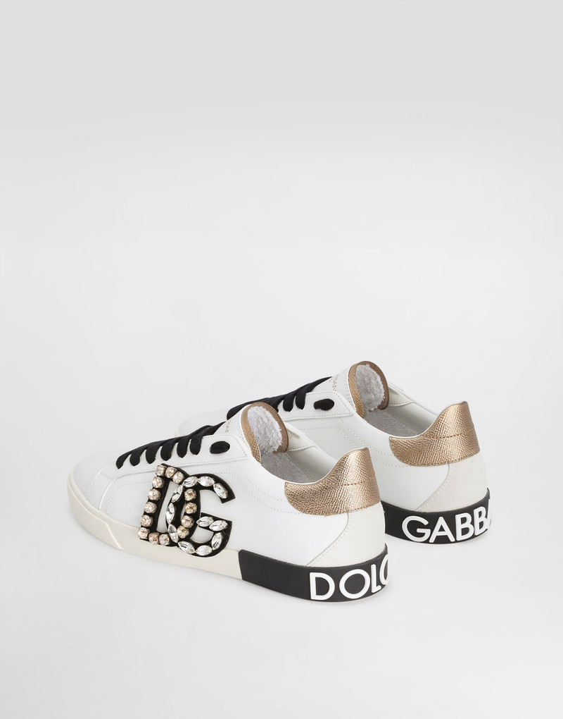 Dolce & Gabbana Portofino vintage calfskin sneakers outlook