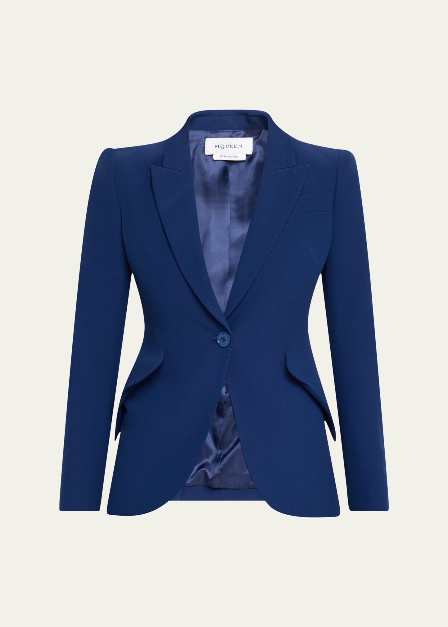 Single-Breasted Blazer Jacket - 1
