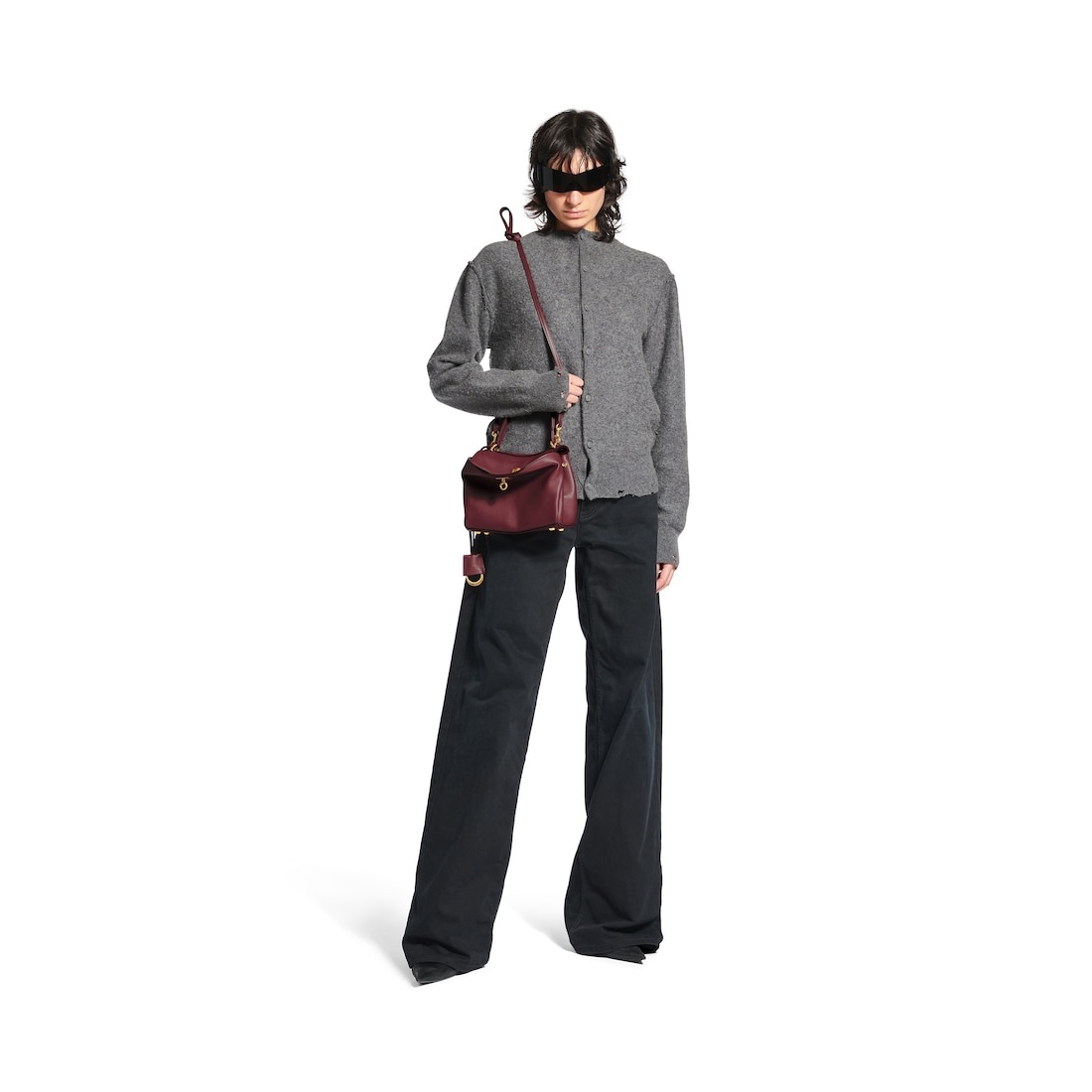 Women's Rodeo Mini Handbag in Dark Burgundy - 8