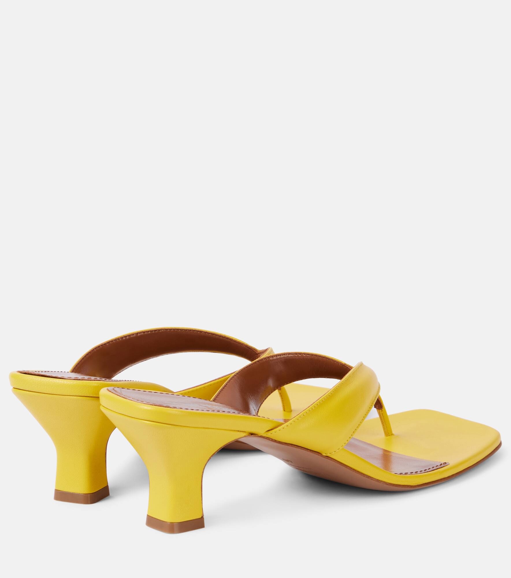 Portofino 55 leather thong sandals - 2