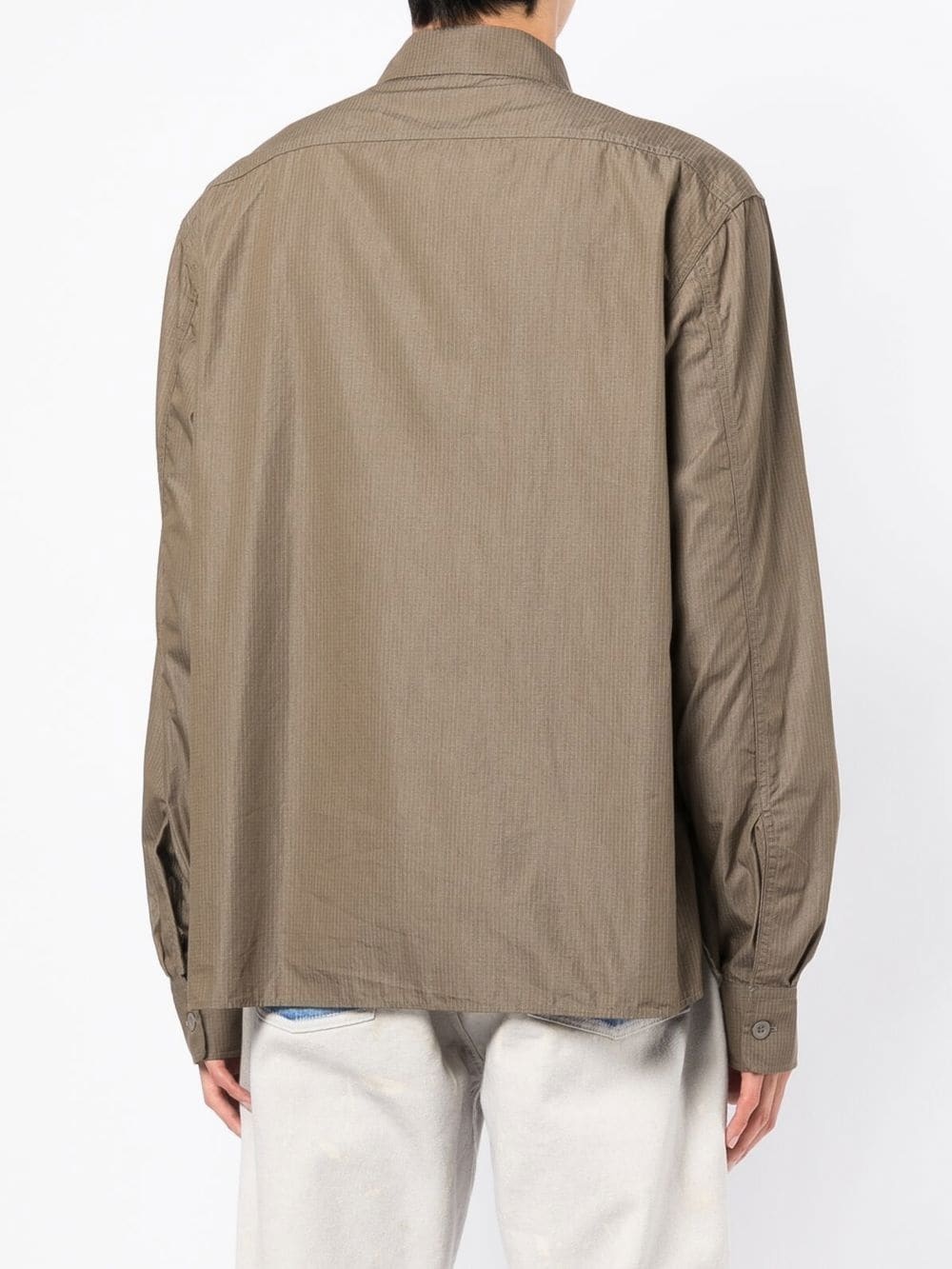 cotton ripstop military shirt - 4