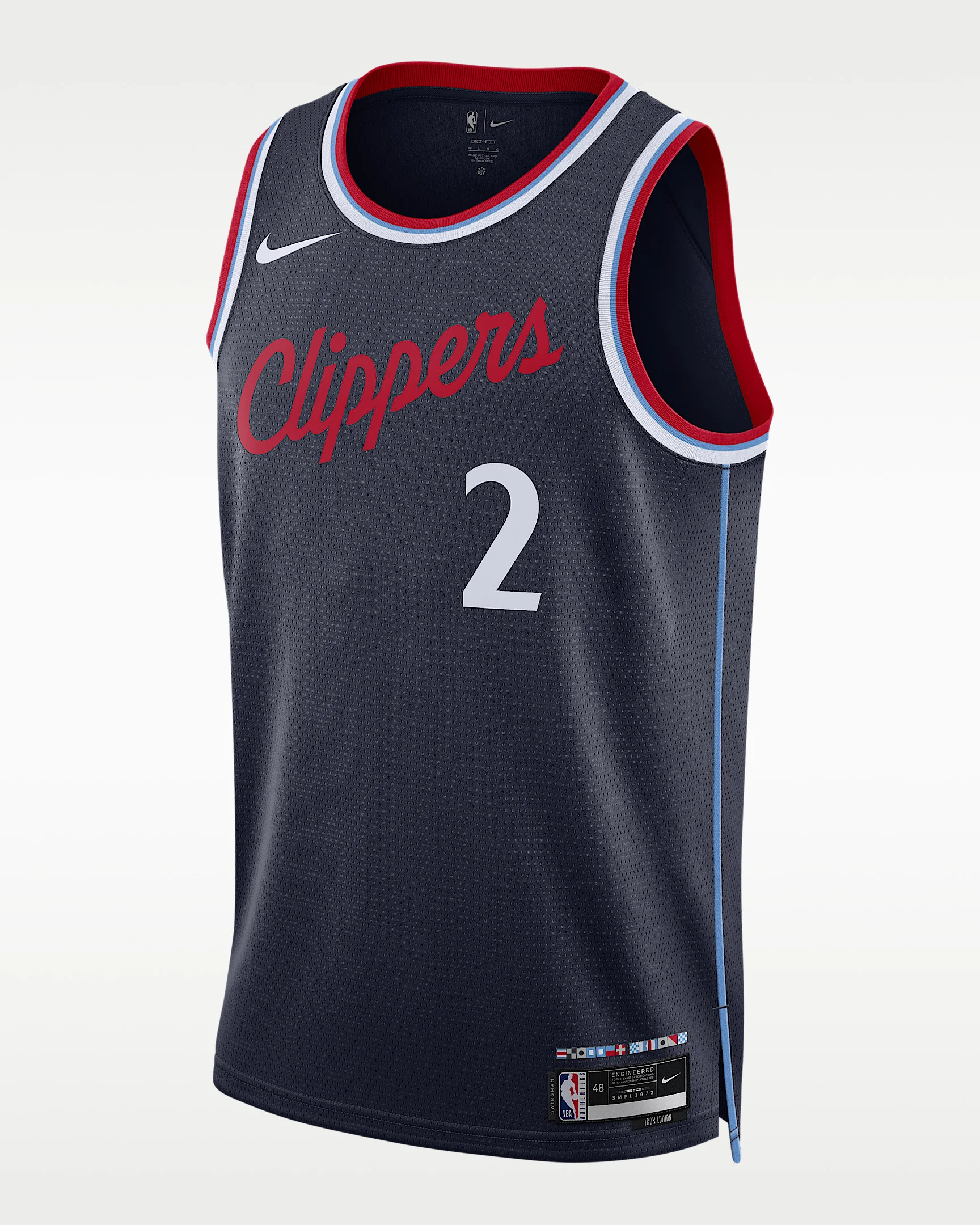 Kawhi Leonard LA Clippers Swingman Icon Edition Men's Nike Dri-FIT NBA Jersey - 1
