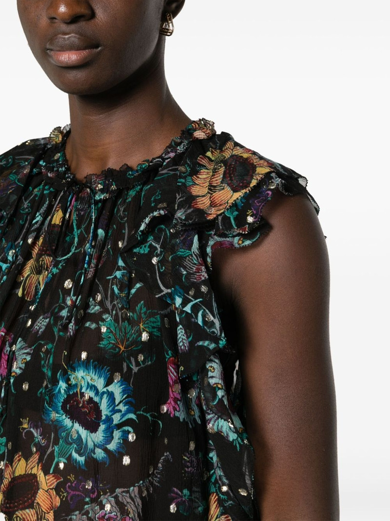 Dominique floral-print top 5