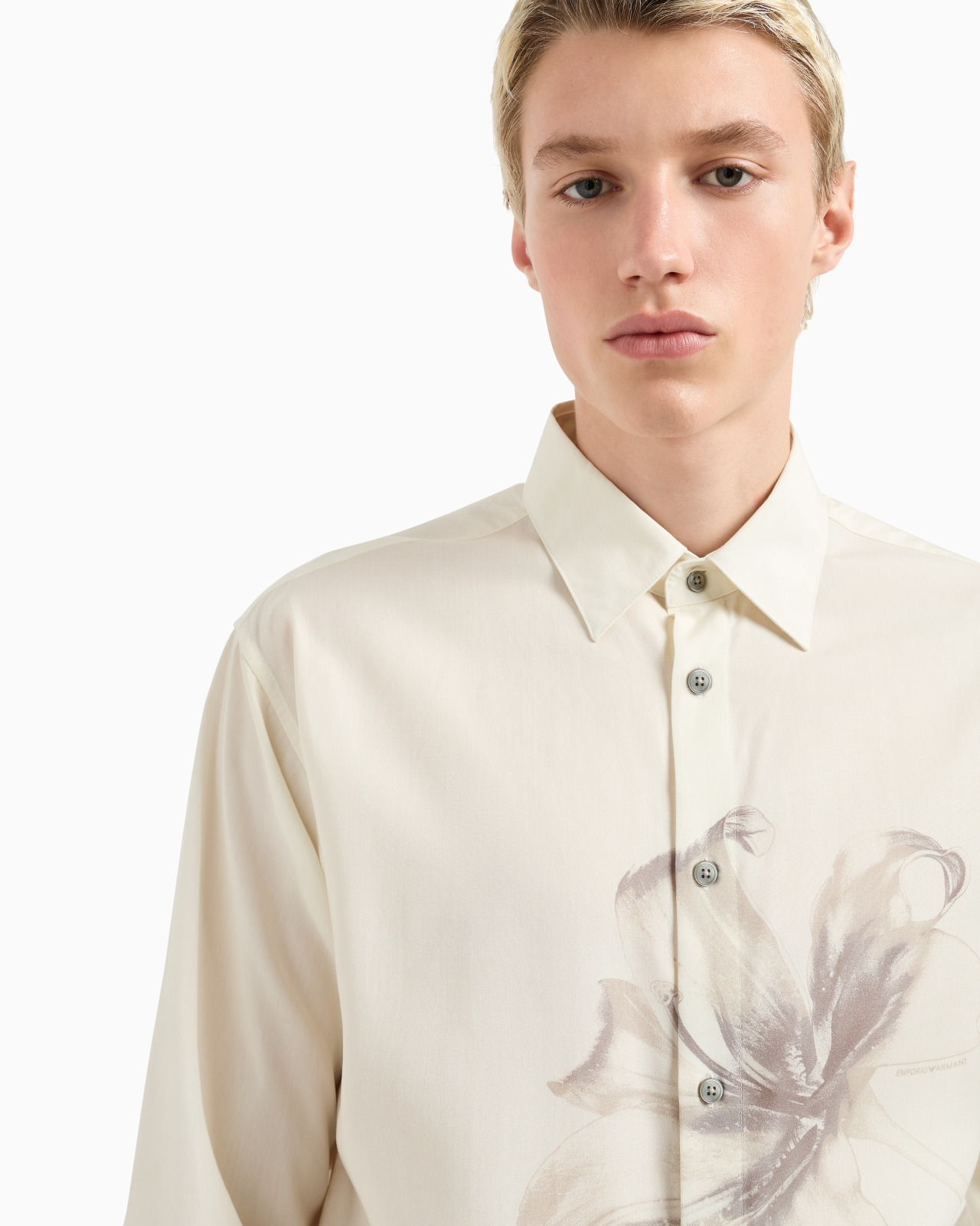 ASV LYOCELL BLEND SHIRT WITH LILY PRINT - 5
