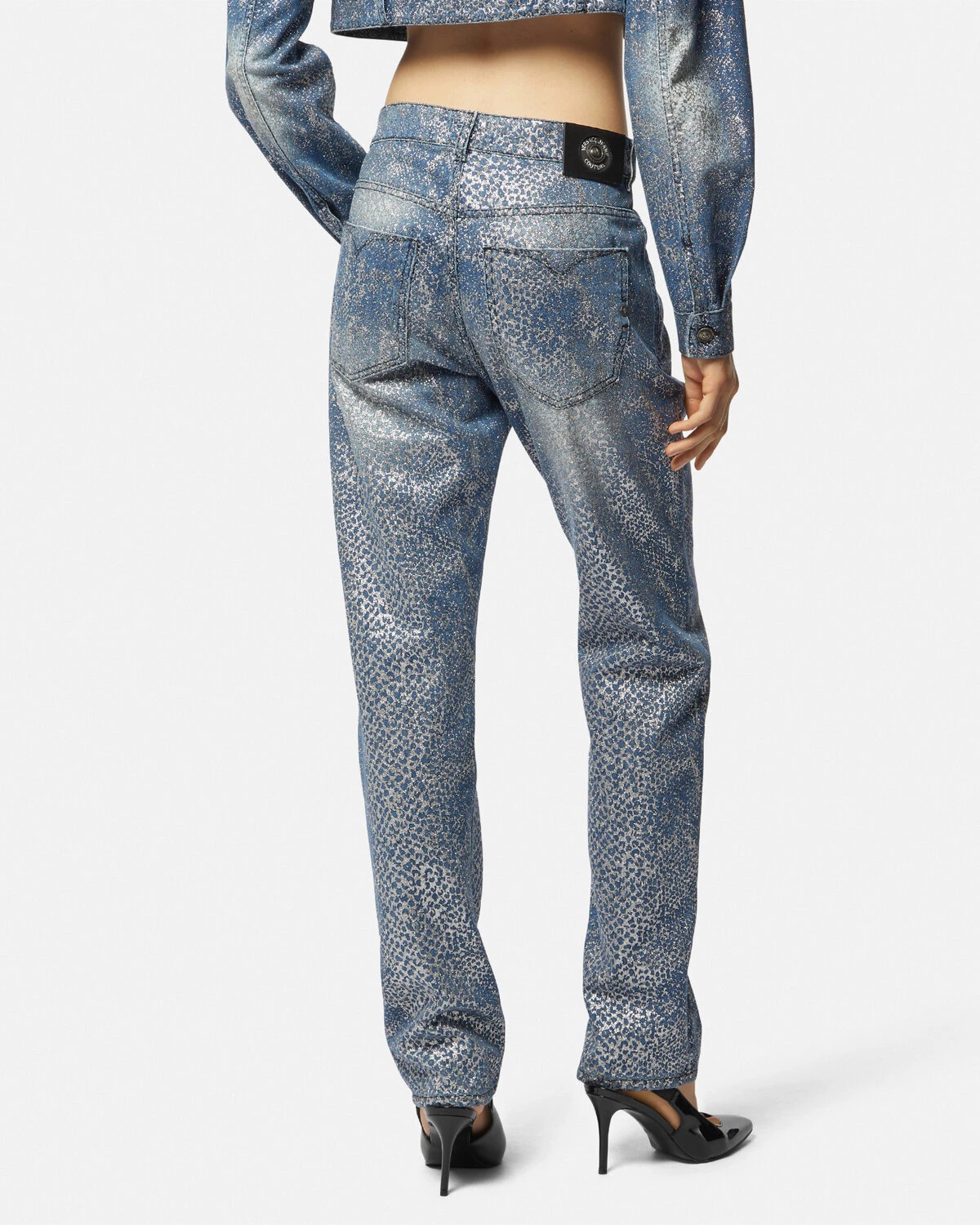 Glitter Animalier Jeans - 5