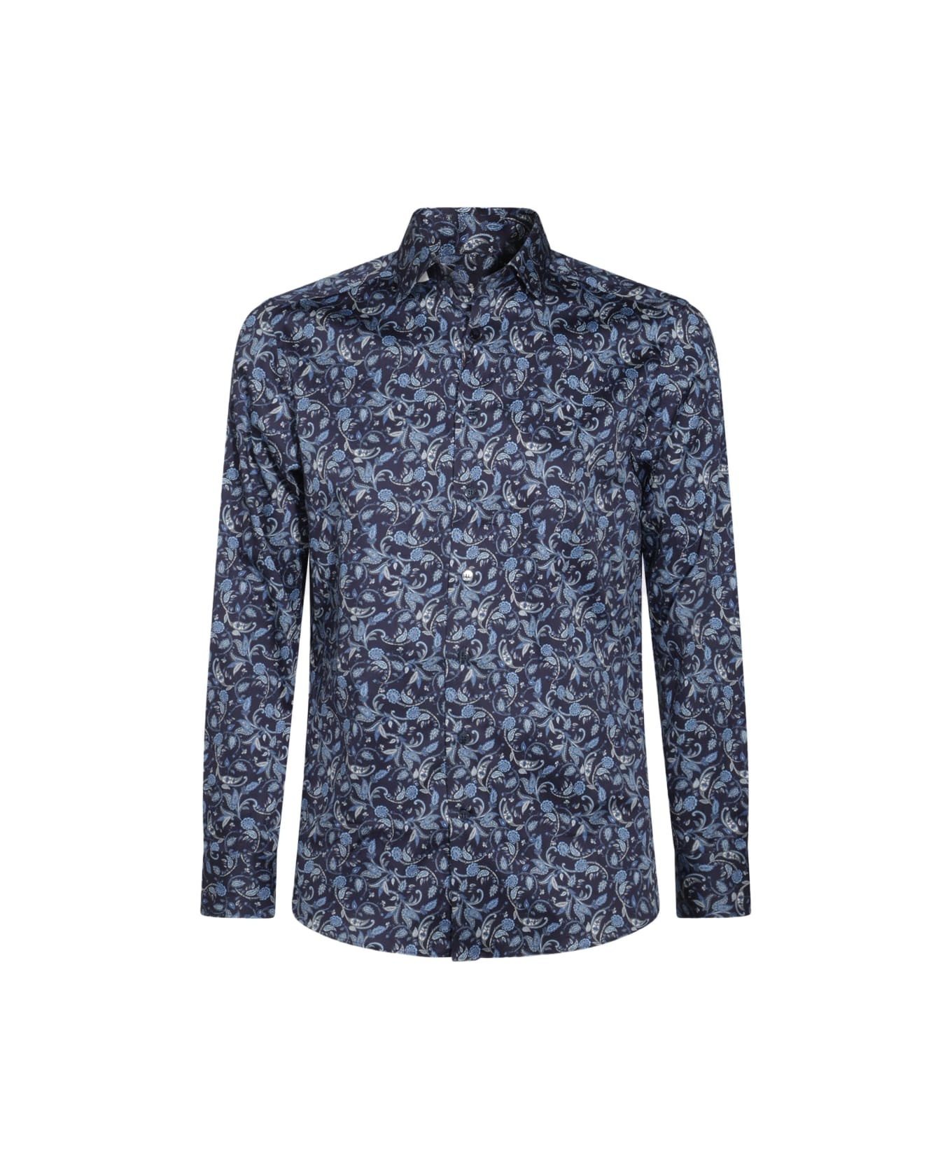 Blue Cotton Shirt - 1