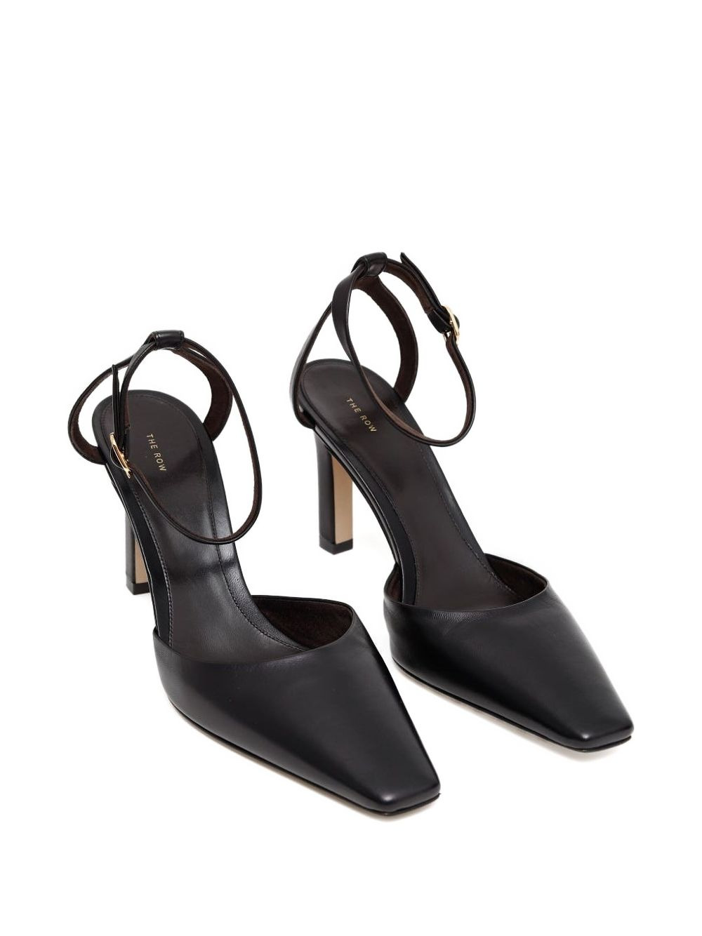 ankle-strap pointed-toe flats - 2
