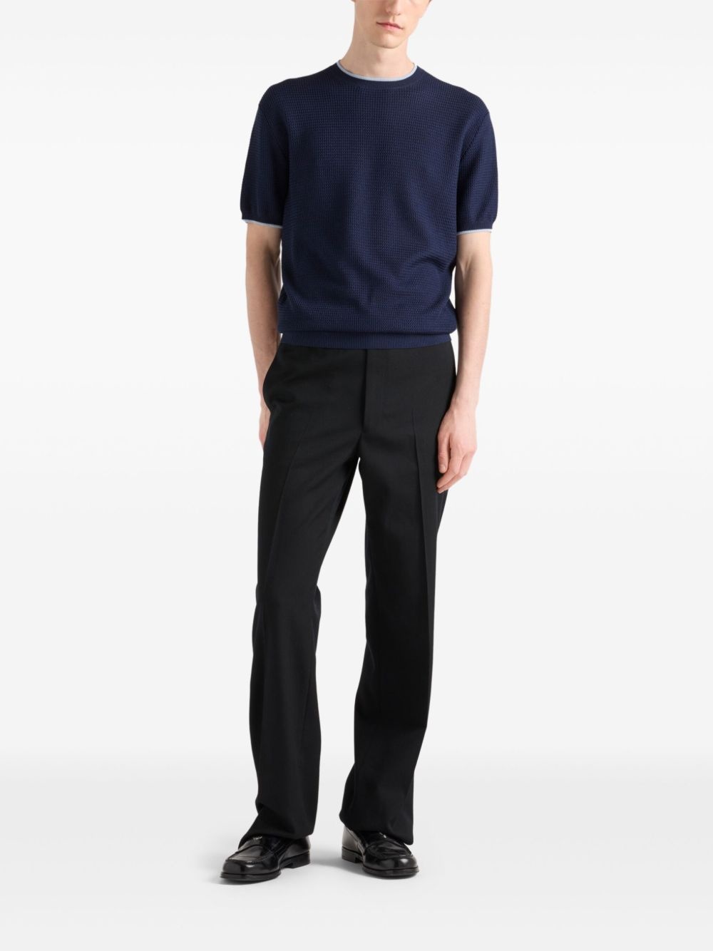 short-sleeve sweater - 2