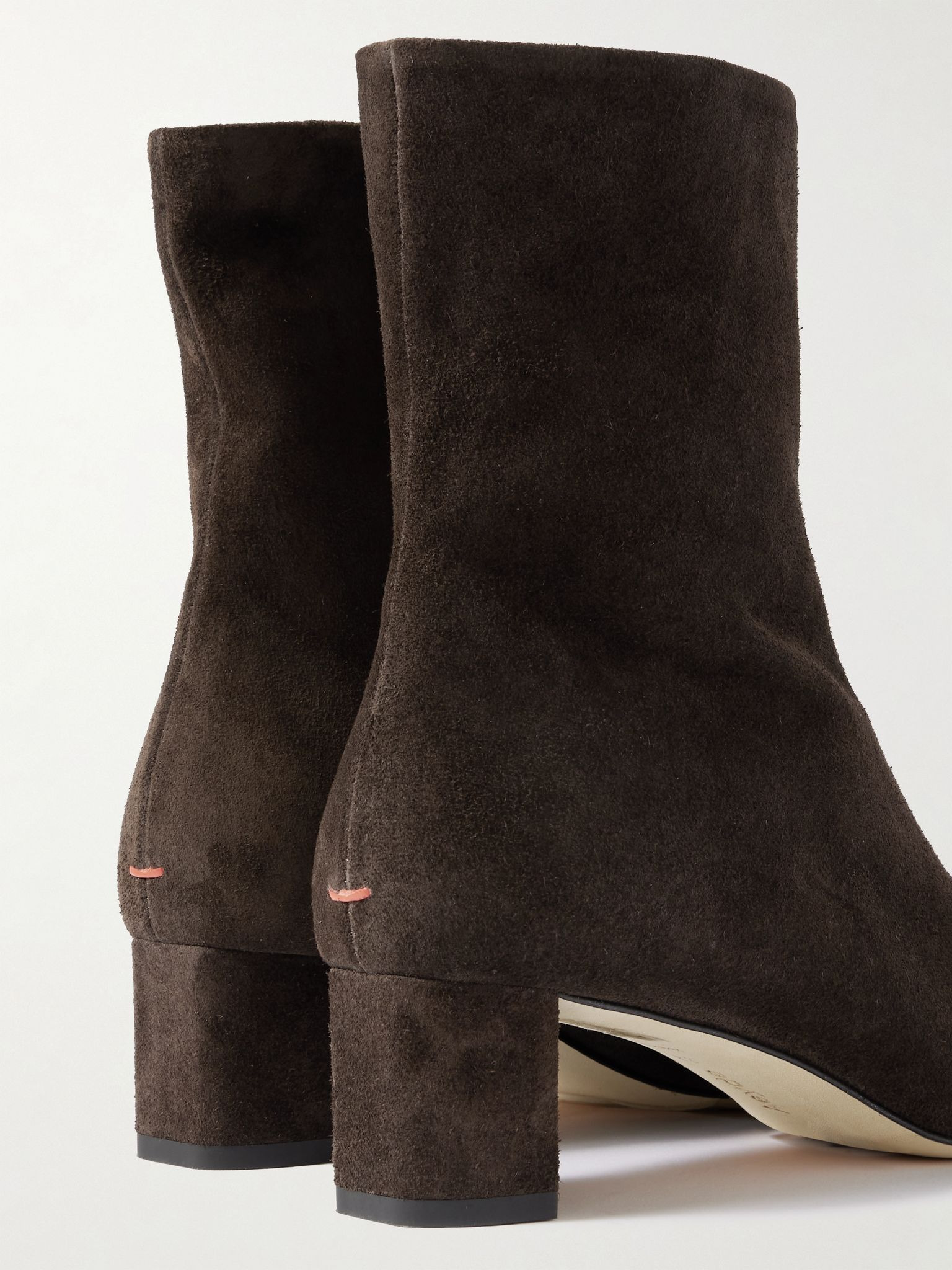 Millie suede ankle boots Dark brown - 4