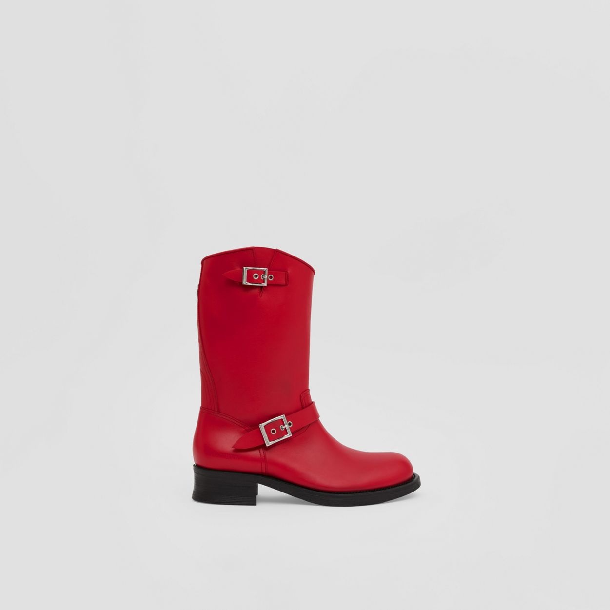 Leather Biker Boots - 1
