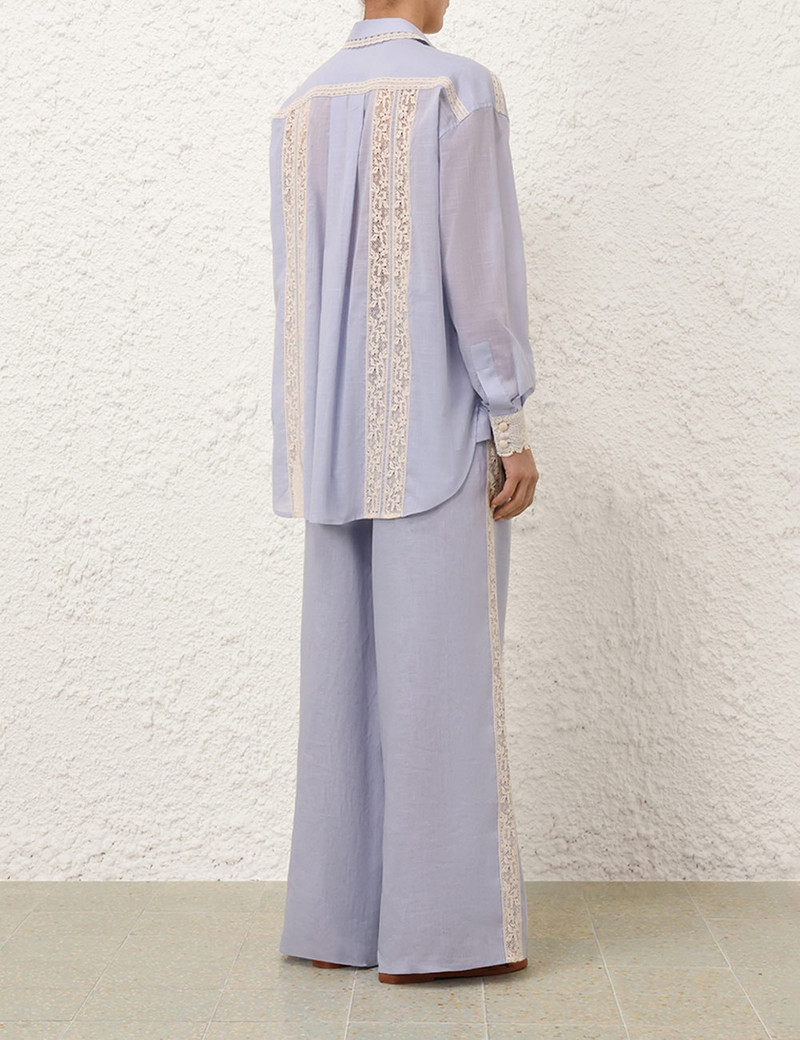 EVERLEY LACE TRIM PANT 4