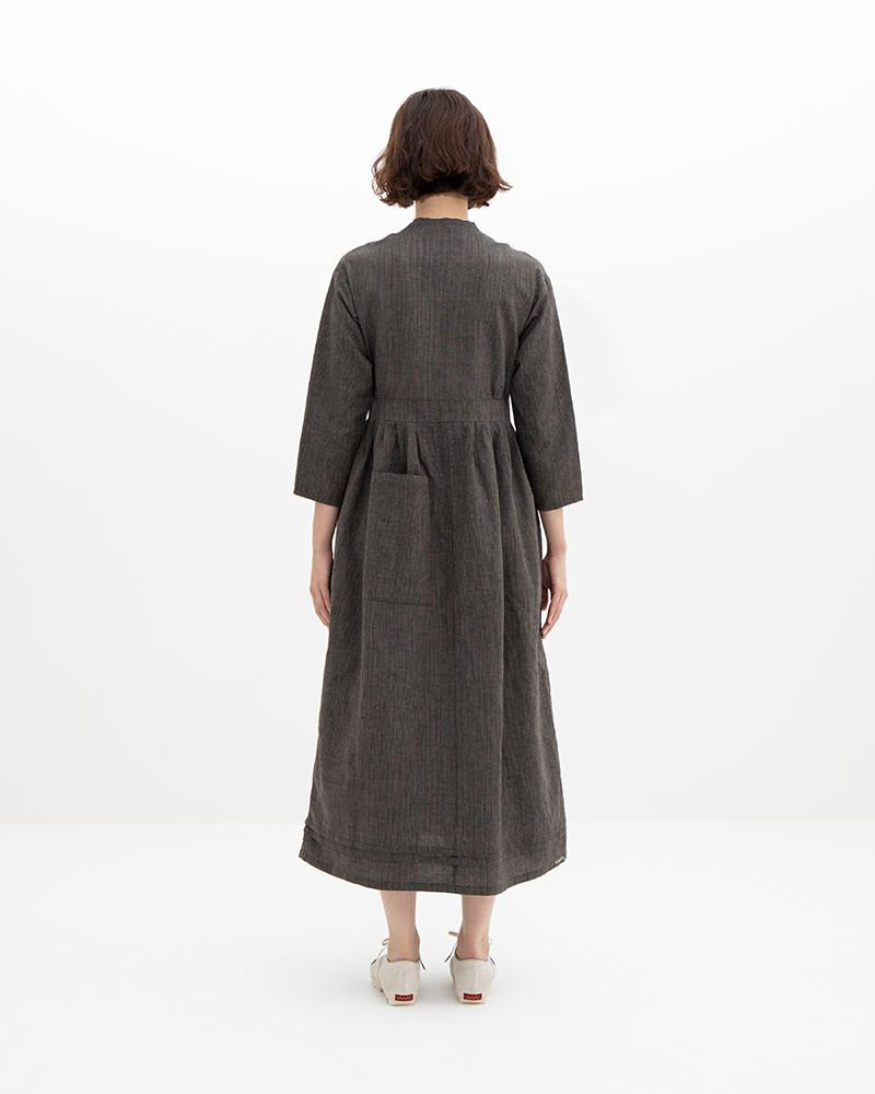 LANCASTER DRESS SANTOME W CHARCOAL 4