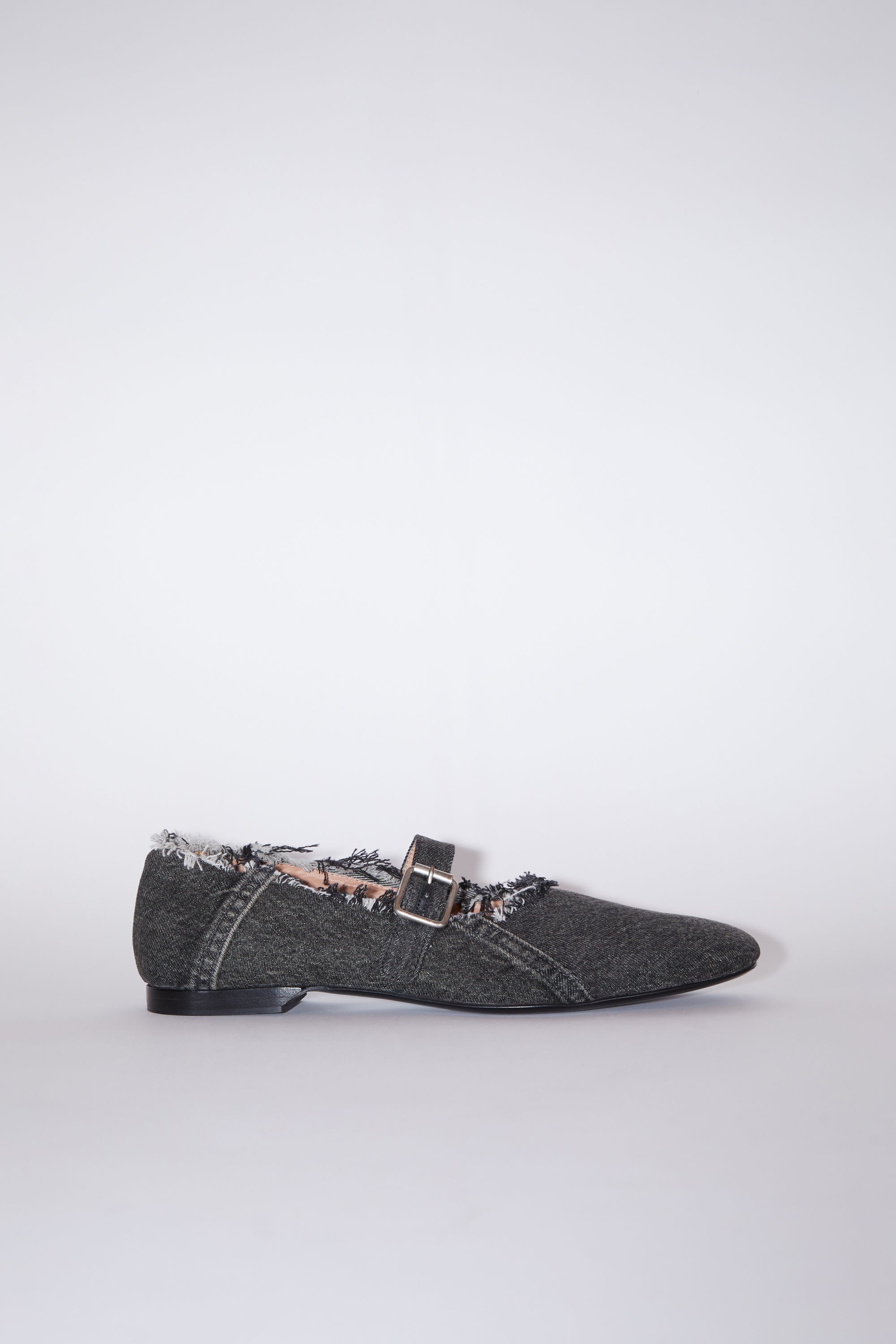 Denim shoes - Faded black - 1