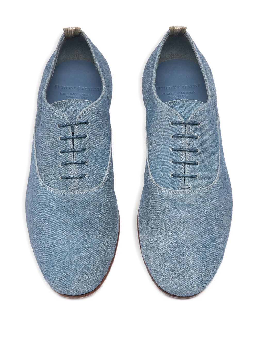 almond-toe lace-up oxford shoes - 3