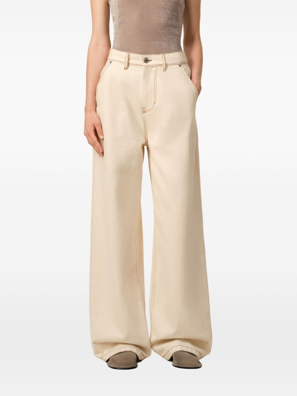wide-leg jeans - 5