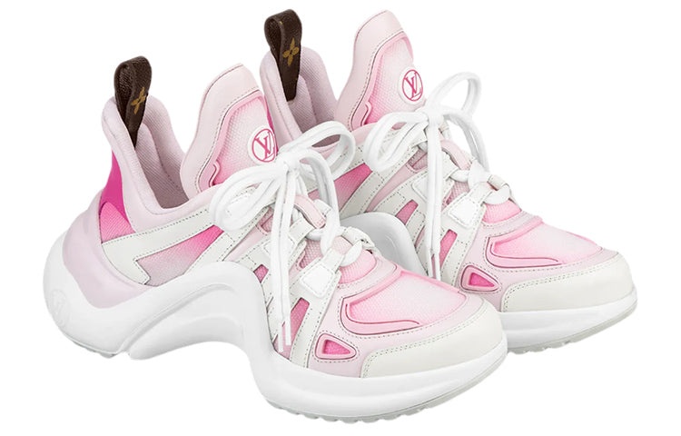 (WMNS) LOUIS VUITTON LV Archlight Sneakers 'White Pink' 1A9RUT - 2