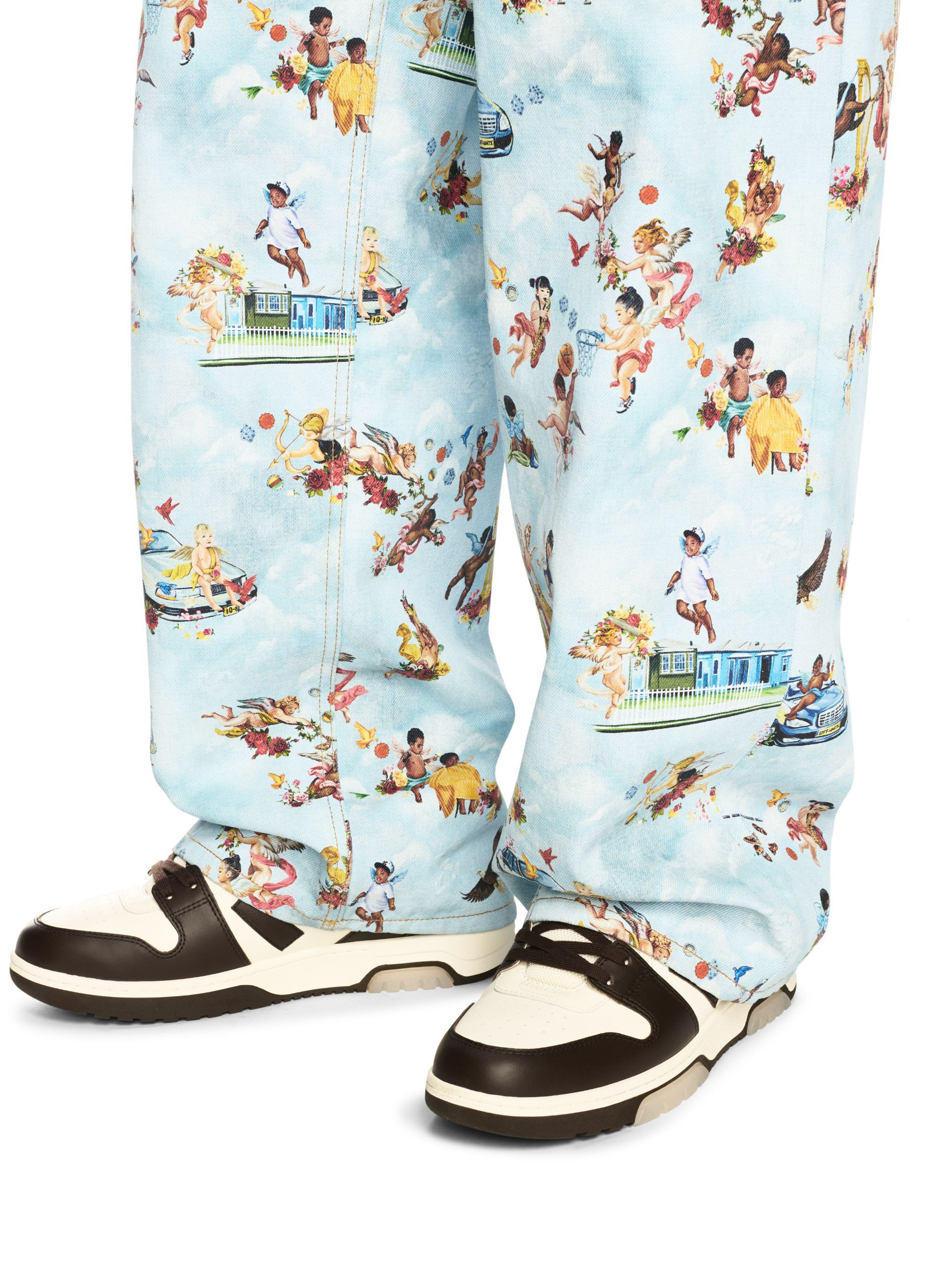 Light Blue/multicolor Fresco Jeans - 5