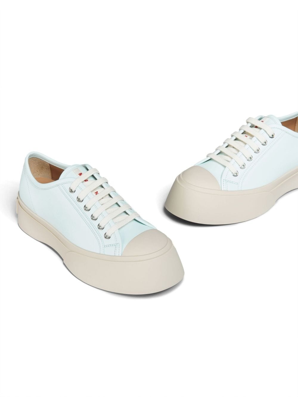 lace-up low-top sneakers - 5