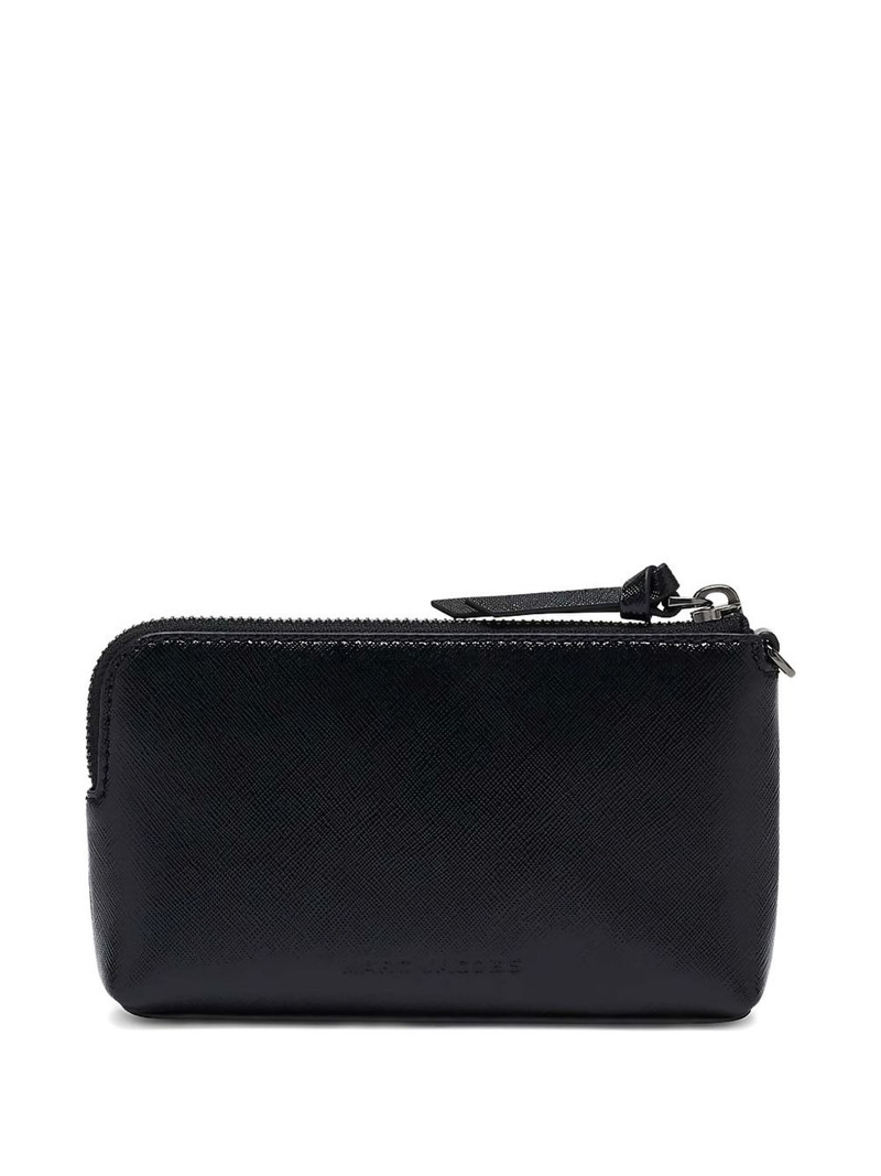 Marc Jacobs The Snapshot leather zip wristlet outlook