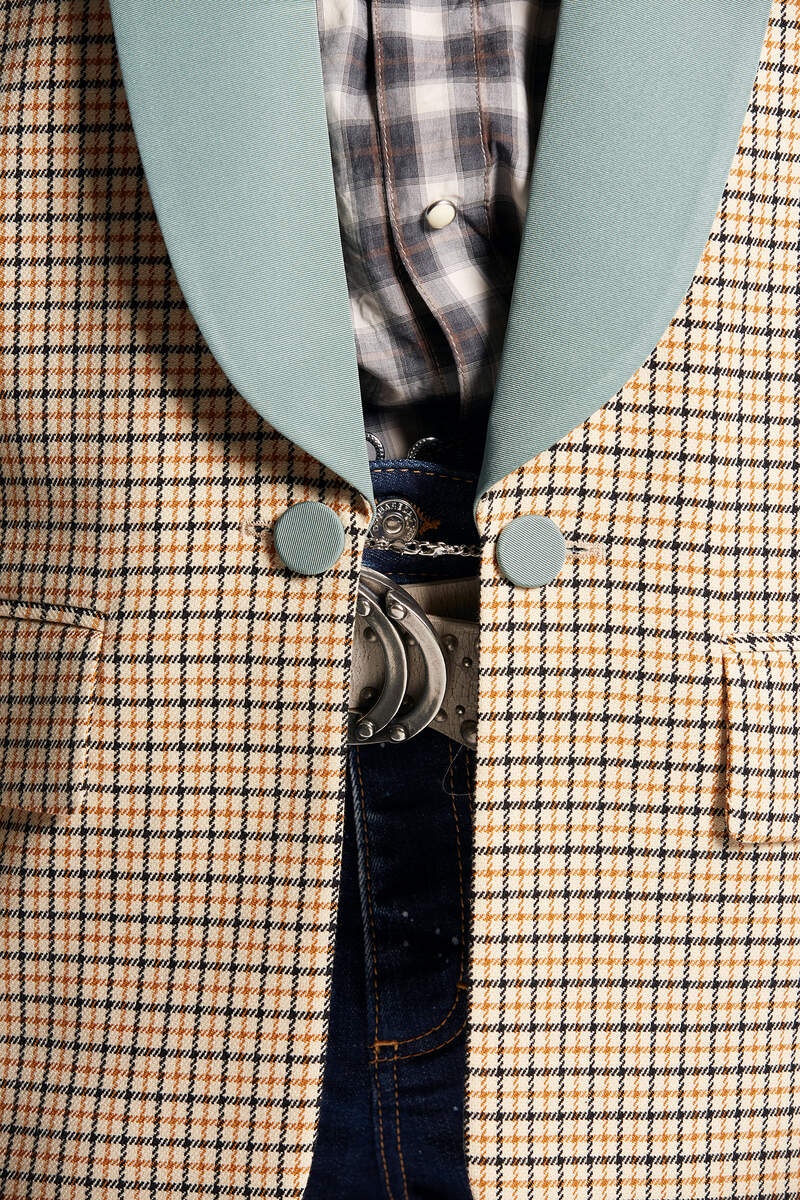 80'S ONE BUTTON BLAZER - 6
