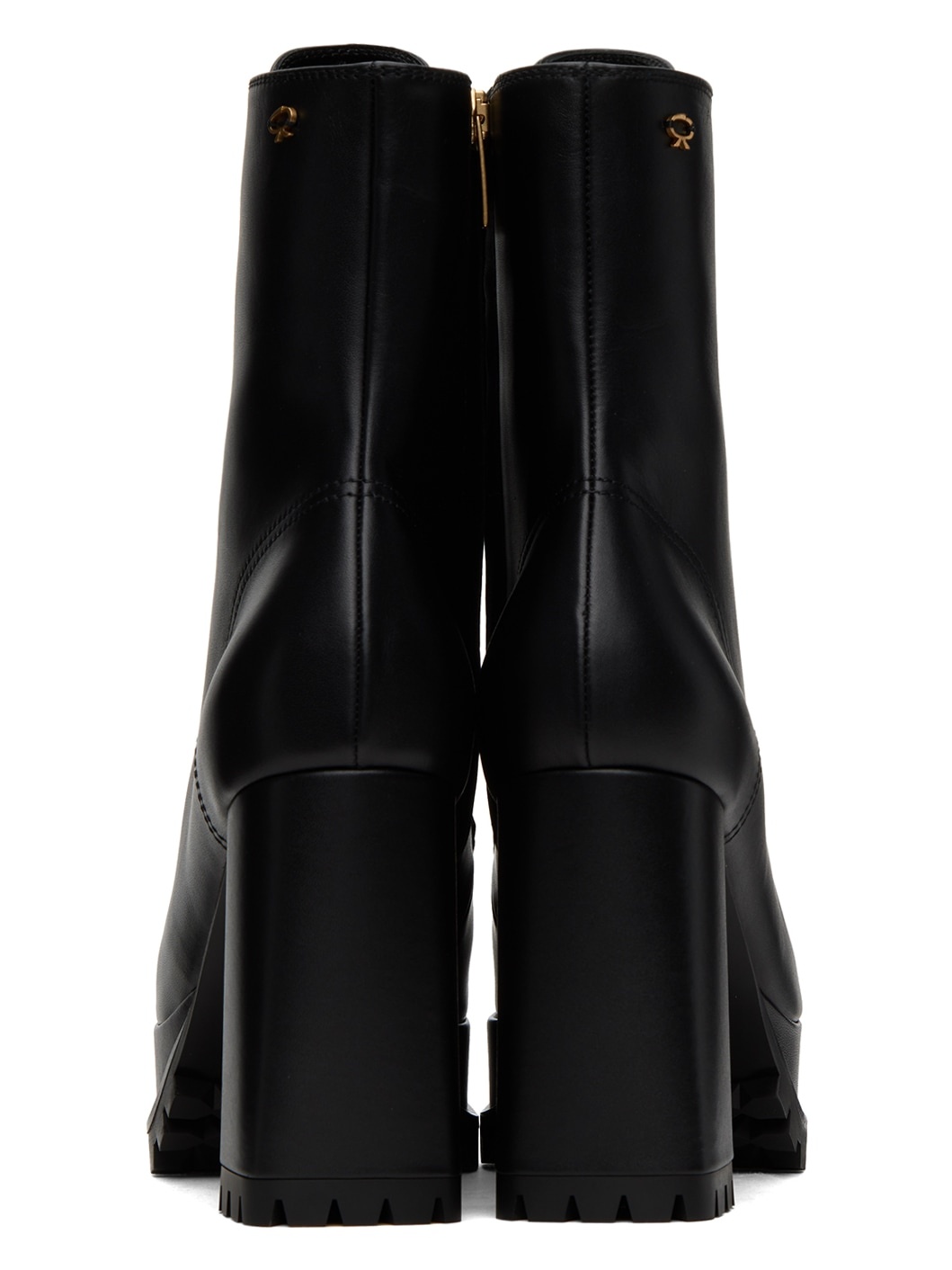 Black Platform Boots - 2