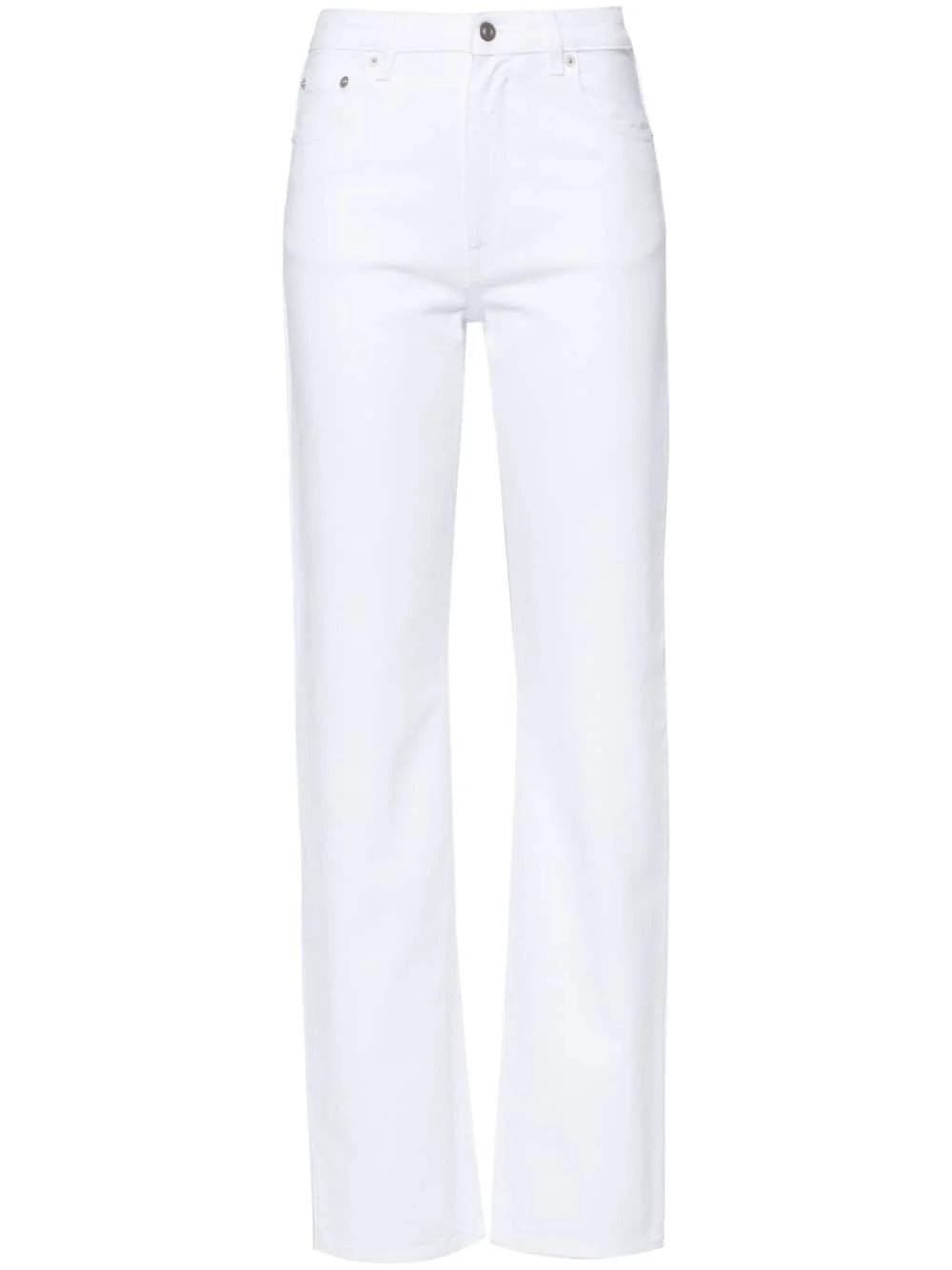 mid-rise straight-leg jeans - 1
