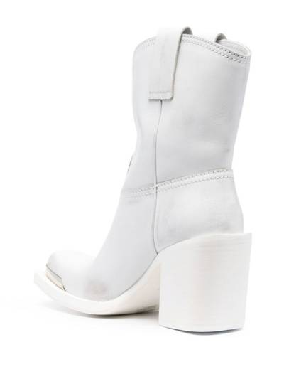 Miu Miu mid-calf leather cowboy boots outlook