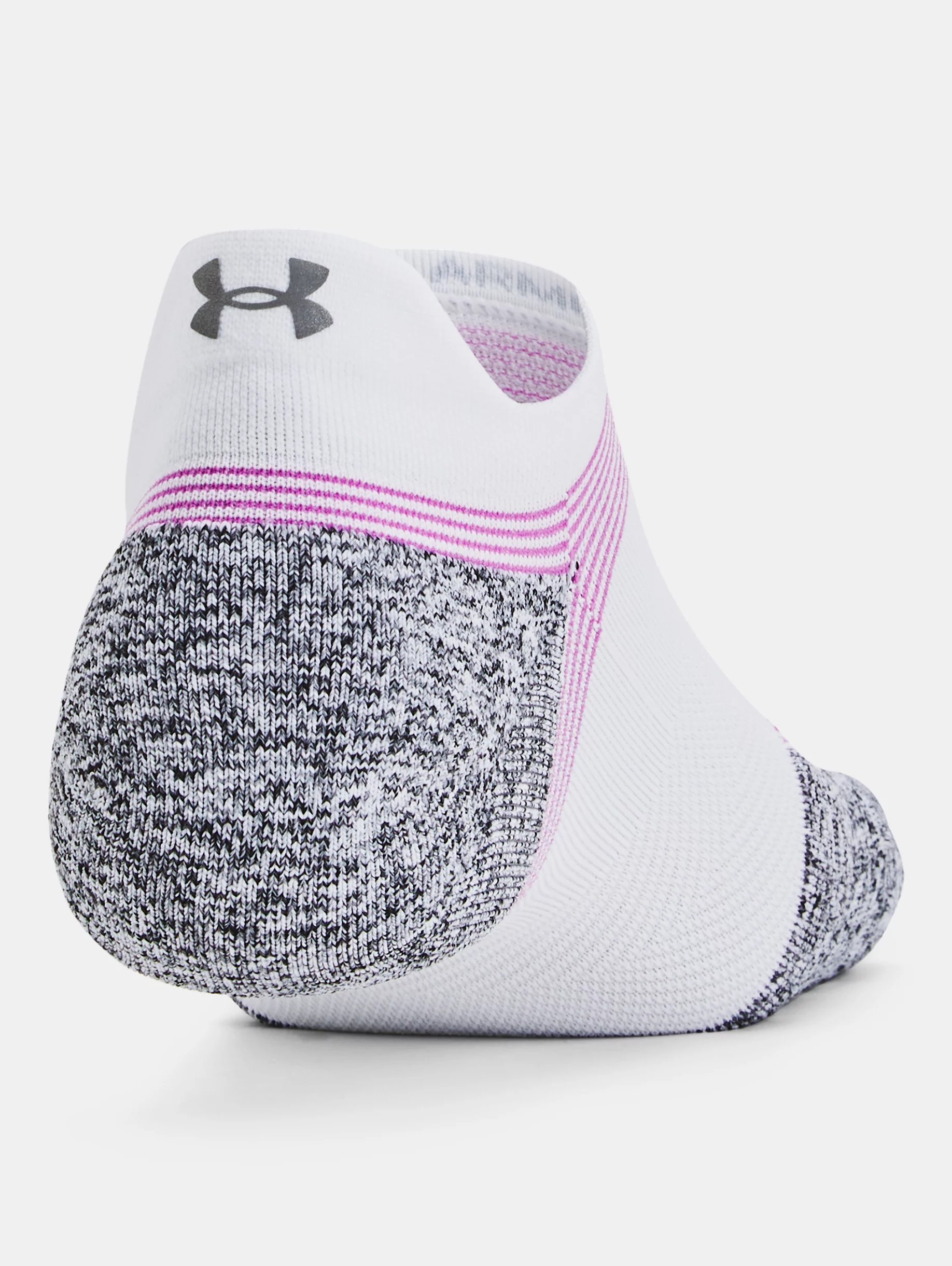 Unisex UA ArmourDry® Run Cushion 3-Pack No Show Socks - 2
