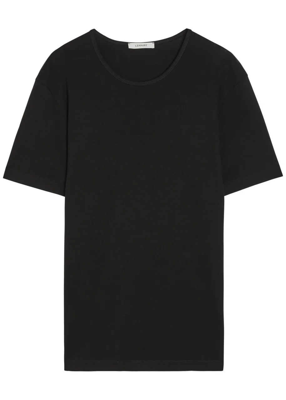 Lemaire Wide-neck Cotton T-shirt - 1
