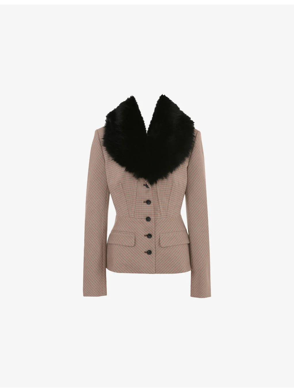 Buckingham Hourglass Slim-Fit Stretch-Woven Jacket - 1