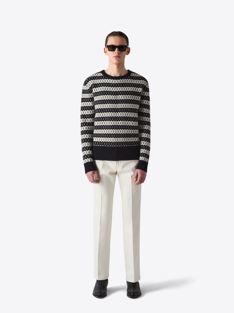 SWEATER 03 BLACK JAQUARD 1