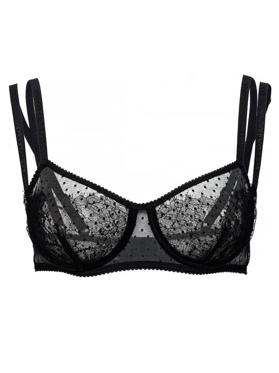 Lace Balconette Bra - 1