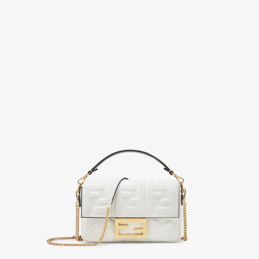 White leather bag - 1