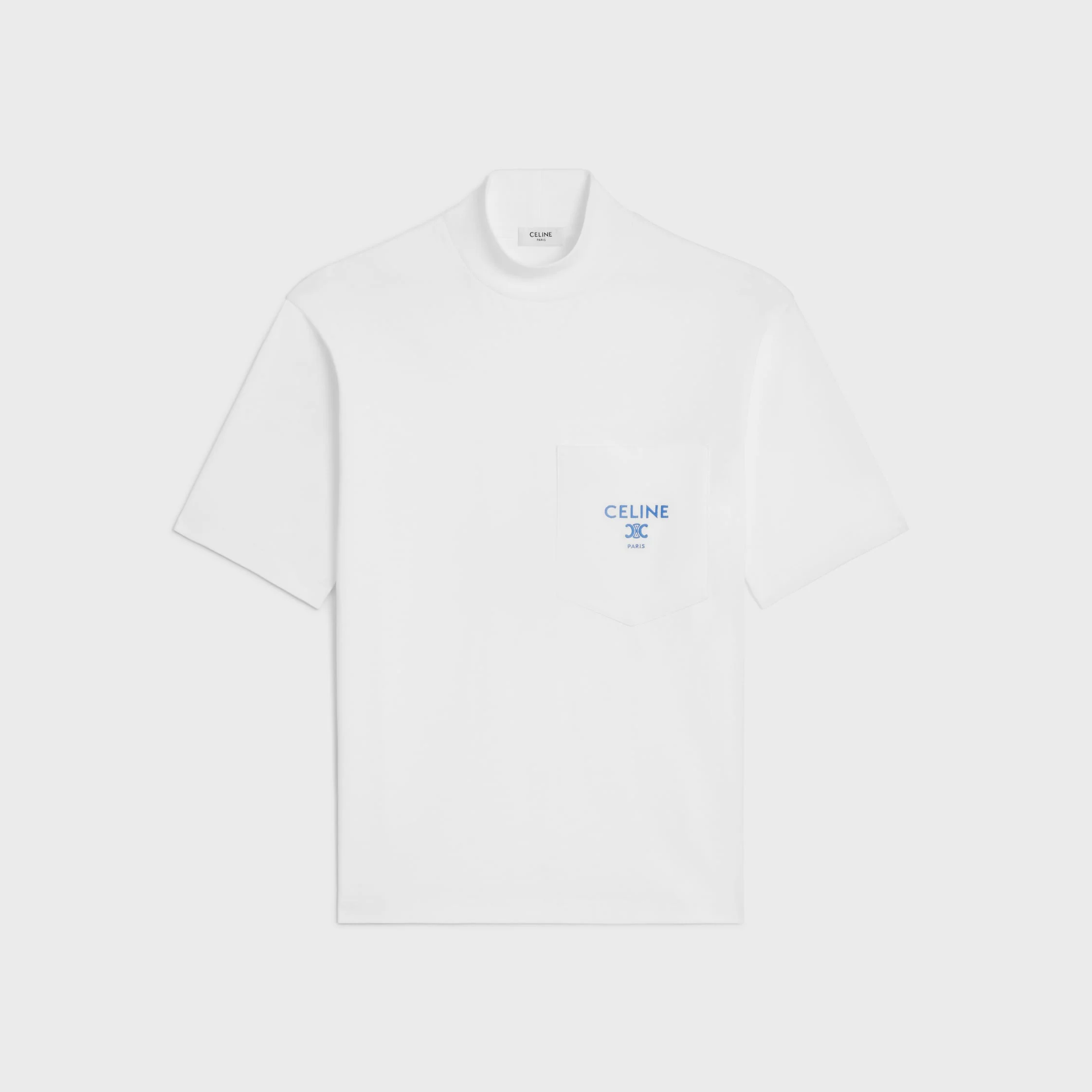 mock neck t-shirt IN cotton jersey - 1