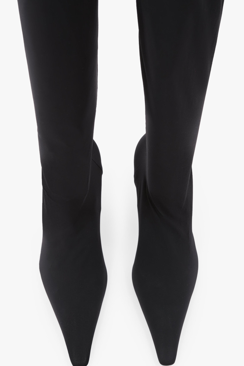 Sloan Stiletto Jersey Boot 100 In Black 4