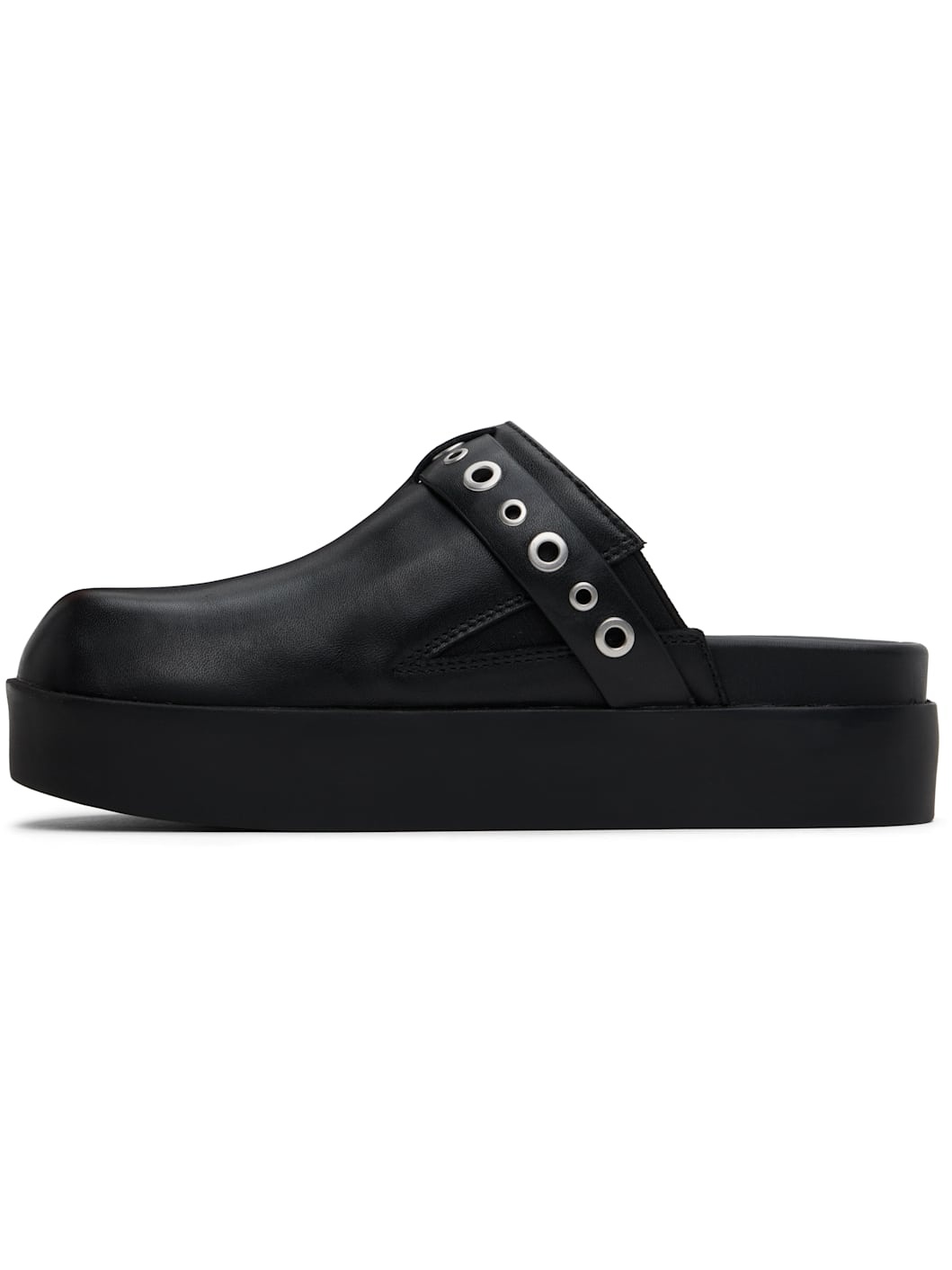 Black Geo Platform Mules - 3