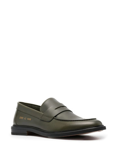 Common Projects slip-on leather loafers outlook