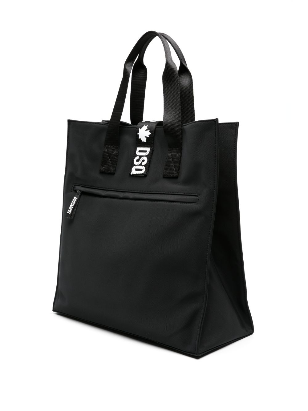 logo-strap tote bag - 3