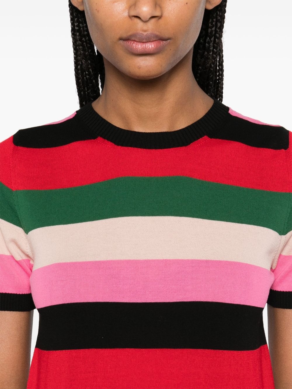 striped T-shirt - 5