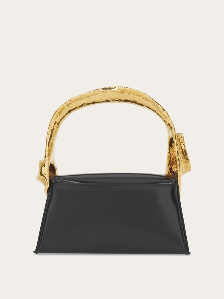 MINI BAG WITH SCULPTURAL HANDLE - 3