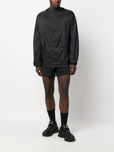 Y-3 logo-print elasticated-waist shorts outlook