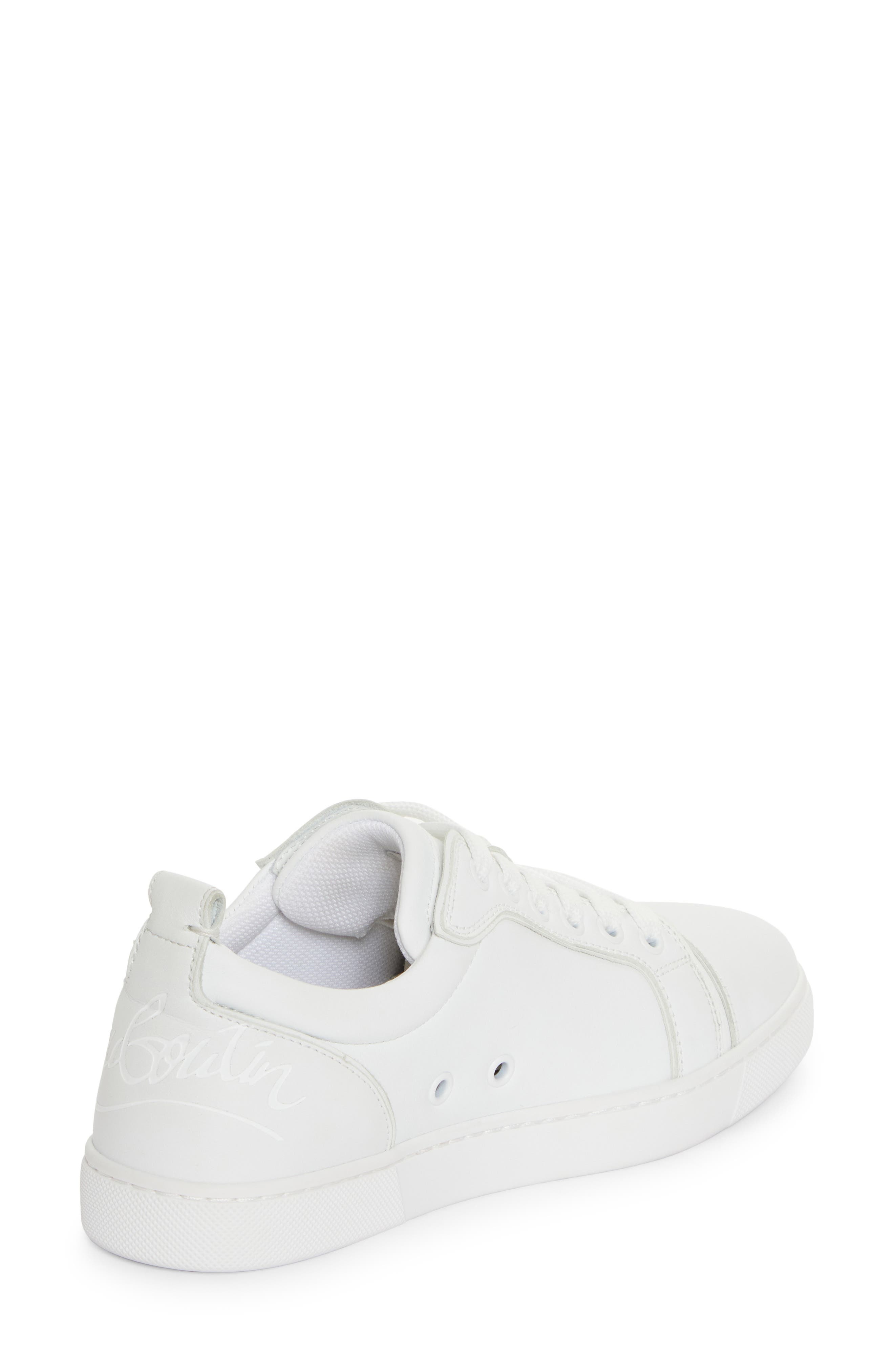 Christian Louboutin Fun Louise Junior Low Top Sneaker in White at Nordstrom - 2