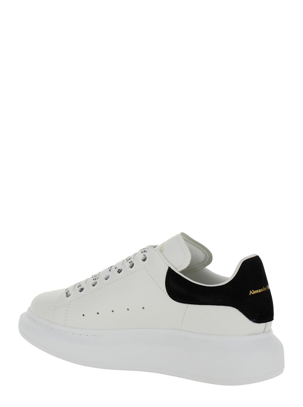 Alexander Mcqueen Women White Sneakers With Logo On The Tongue And Logo Lettering On The Rear In Lea - 2