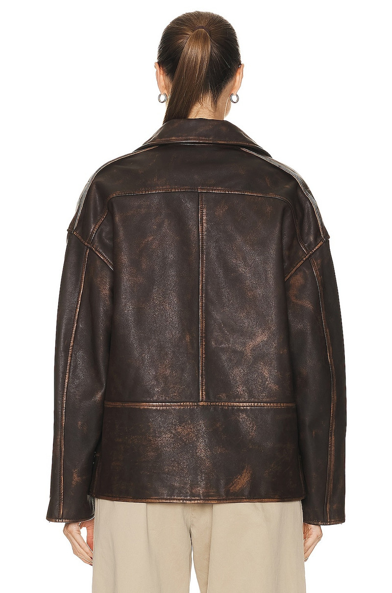 Alek Distressed Leather Jacket 4