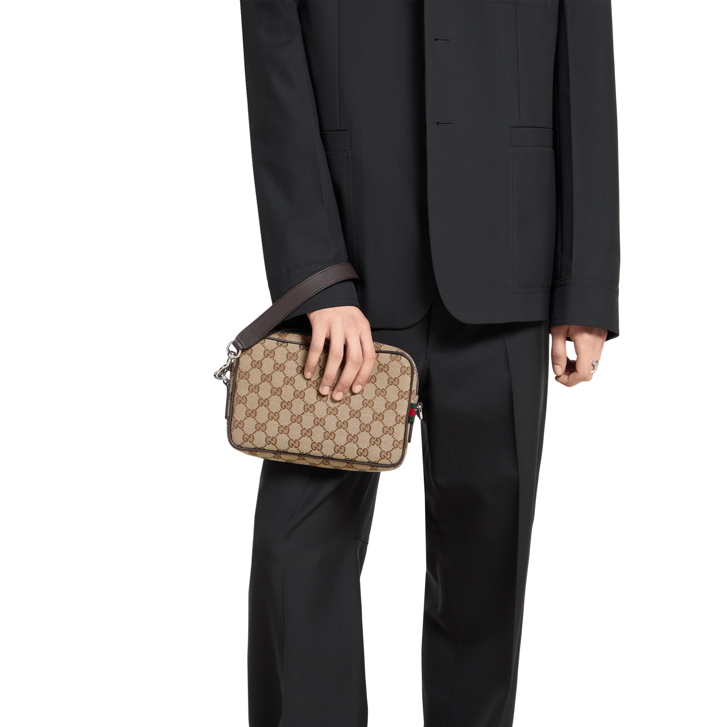 GG canvas small crossbody bag - 4