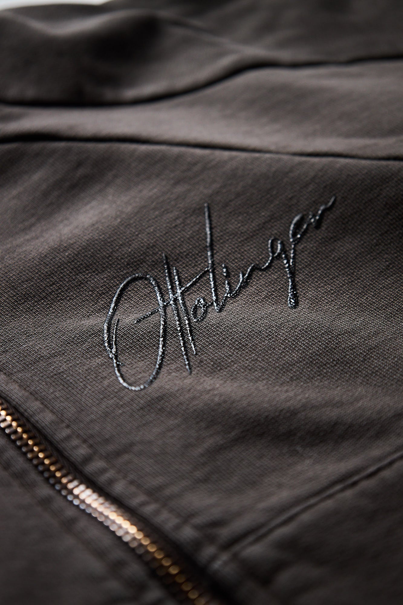 OTTOLINGER Multiline Zip Hoodie Brown - 5