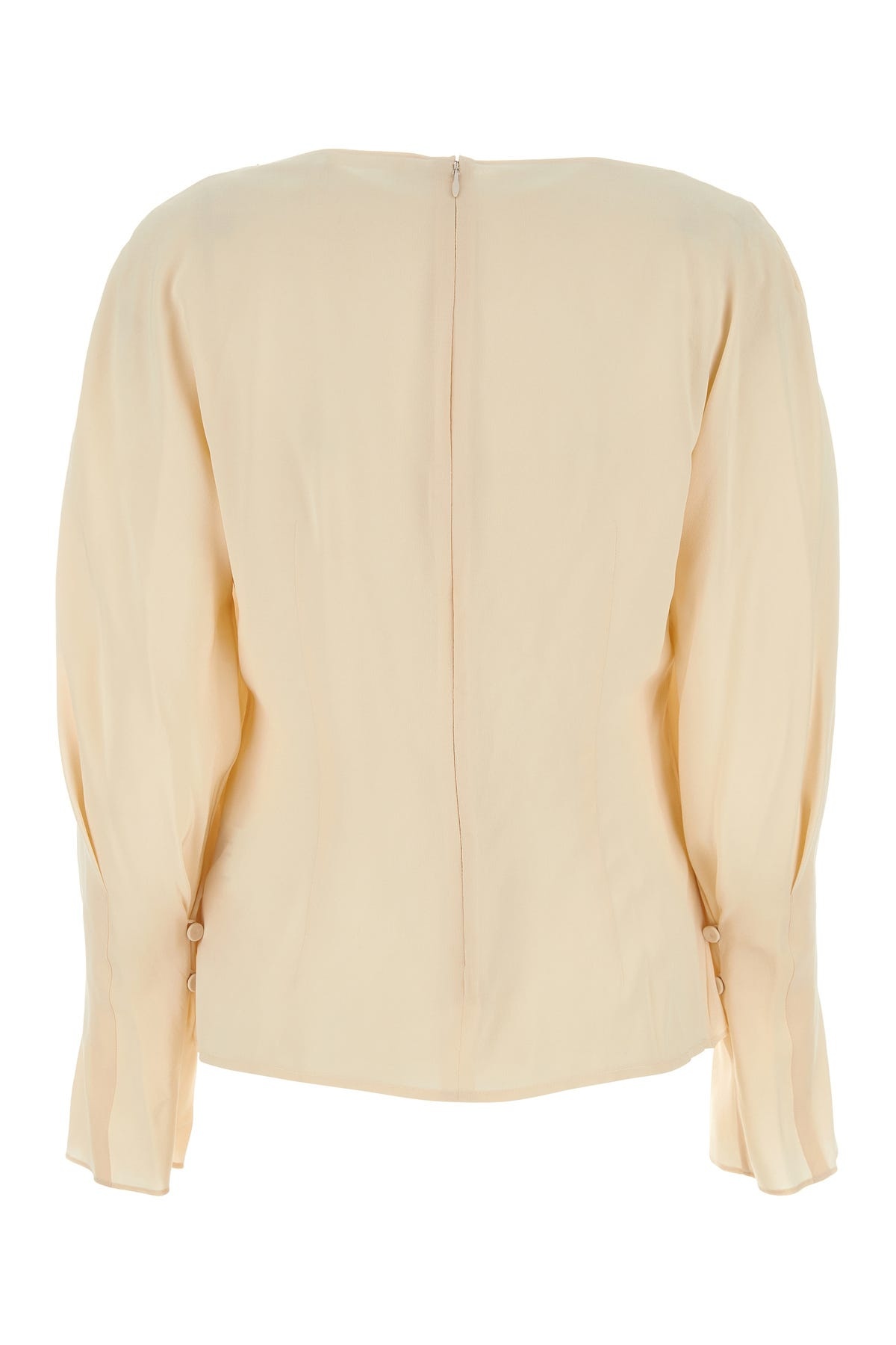 Chloé Skin pink crepe blouse | wananluxury | REVERSIBLE