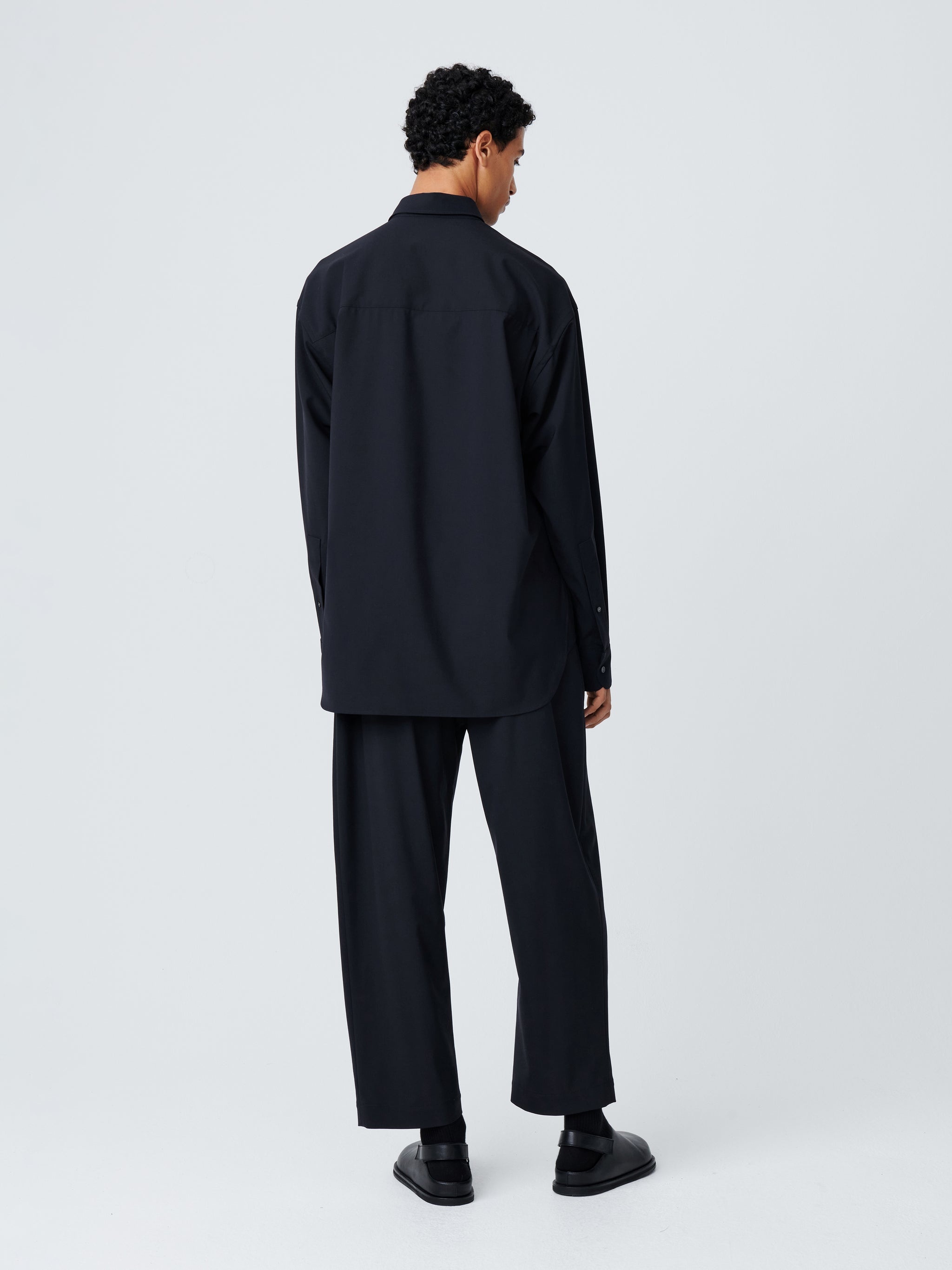 Tuck Tropical Wool Pant - 5